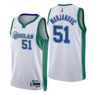 Men's Boban Marjanovic Dallas Mavericks 75th Anniversary Diamond Jersey White City