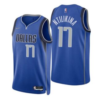 Men's Frank Ntilikina Dallas Mavericks 75th Anniversary Diamond Jersey