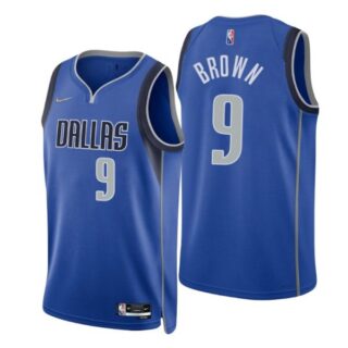 Men's Moses Brown Dallas Mavericks 75th Anniversary Diamond Jersey