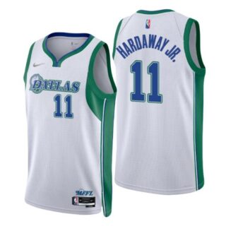 Men's Tim Hardaway Jr. Dallas Mavericks 75th Anniversary Diamond Jersey White City