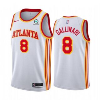 Men's Danilo Gallinari Atlanta Hawks Basketball Jersey White