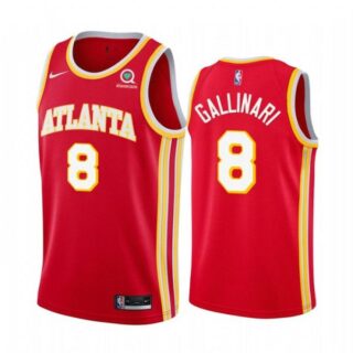 Men's Danilo Gallinari Atlanta Hawks Basketball Jersey Red