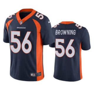 Men's Baron Browning Denver Broncos Limited Footbal Jersey Navy
