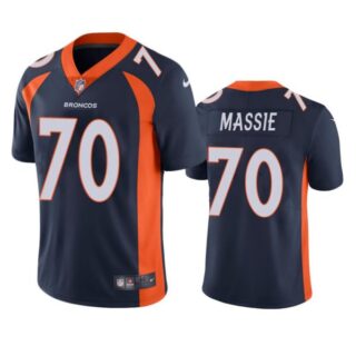 Men's Bobby Massie Denver Broncos Limited Footbal Jersey Navy