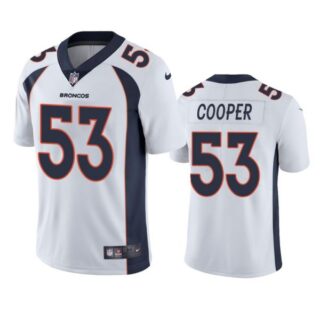 Men's Jonathon Cooper Denver Broncos Limited Footbal Jersey White