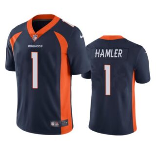 Men's K.J. Hamler Denver Broncos Limited Footbal Jersey Navy