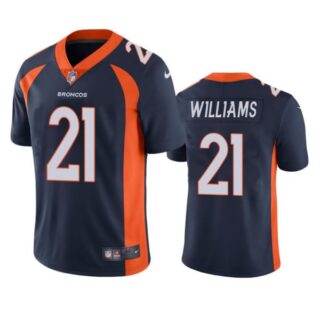 Men's K'Waun Williams Denver Broncos Limited Footbal Jersey Navy