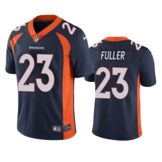 Men's Kyle Fuller Denver Broncos Limited Footbal Jersey Navy