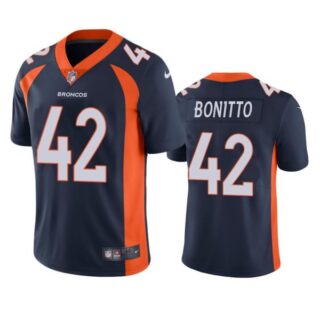 Men's Nik Bonitto Denver Broncos Limited Footbal Jersey Navy