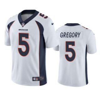 Men's Randy Gregory Denver Broncos Limited Footbal Jersey White