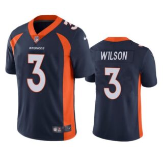 Men's Russell Wilson Denver Broncos Limited Footbal Jersey Navy