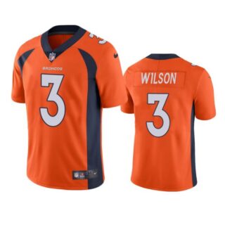 Men's Russell Wilson Denver Broncos Limited Footbal Jersey Orange