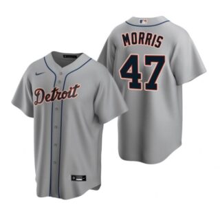Men's Jack Morris Detroit Tigers Cool Base Jersey Gray