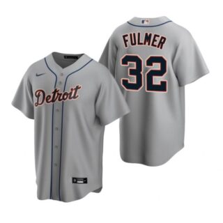 Men's Michael Fulmer Detroit Tigers Cool Base Jersey Gray