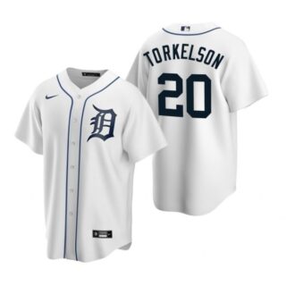 Men's Spencer Torkelson Detroit Tigers Cool Base Jersey White