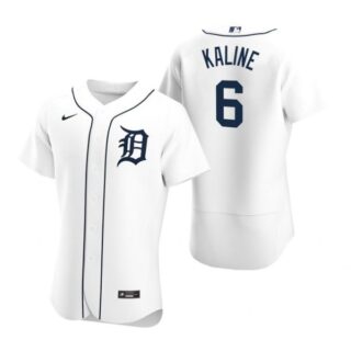 Men's Al Kaline Detroit Tigers Flex Base Jersey White