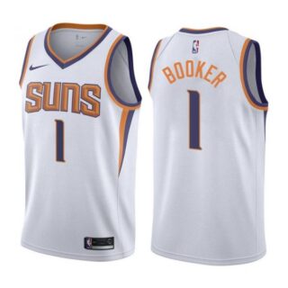 Men's Devin Booker Phoenix Suns Basketball Jersey White
