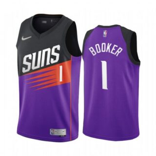 Men's Devin Booker Phoenix Suns Basketball Jersey Purple