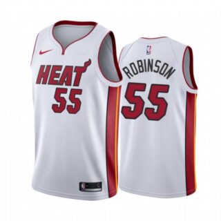 Men's Duncan Robinson Miami Heat Basketball Jersey White