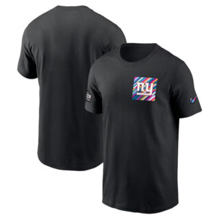 en's New York Giants Black 2023 Crucial Catch Sideline Tri-Blend T-Shirt
