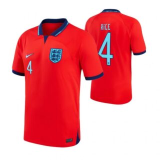 Men's Declan Rice England National Team Red Away Soccer Jersey 2022-23