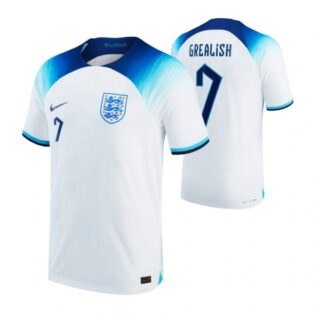 Men's Jack Grealish England National Team White Home Soccer Jersey 2022-23