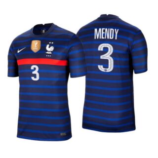 Men's Ferland Mendy France National Blue Home Jersey