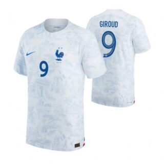 Youth Olivier Giroud France National Team White Away 2022-23 Jersey