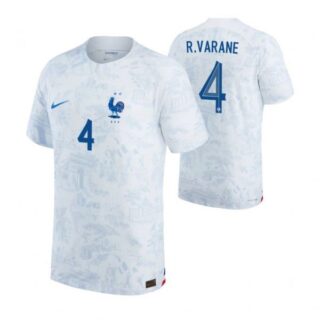 Youth Raphael Varane France National Team White Away 2022-23 Jersey