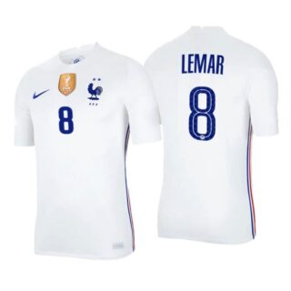 Men's Thomas Lemar France National White Away Jersey