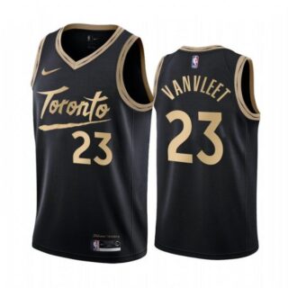 Men's Fred VanVleet Toronto Raptors Basketball Jersey Black