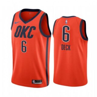 Men's Gabriel Deck Oklahoma City Thunder Basketball Jersey Orange