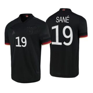 Men's Leroy Sane Germany National Soccer Team Black Away Jersey