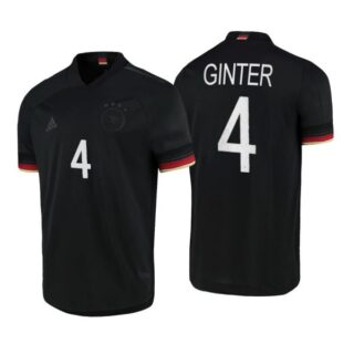 Men's Matthias Ginter Germany National Black Away Jersey