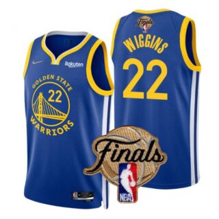 Men's Golden State Warriors Andrew Wiggins 2022 NBA Finals Stitched Jersey