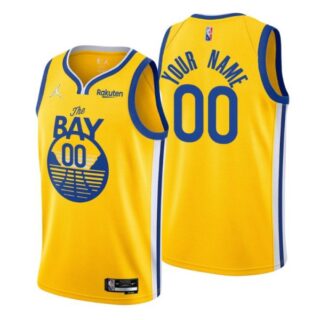 Men's Custom Golden State Warriors 75th Anniversary Diamond Jersey