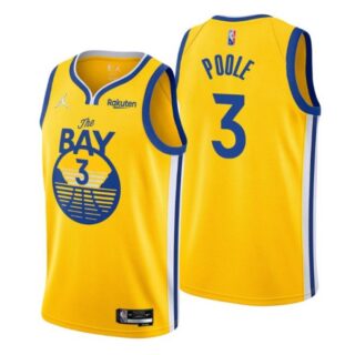 Men's Jordan Poole Golden State Warriors 75th Anniversary Diamond Jersey