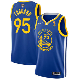 Men's Golden State Warriors Juan Toscano-Anderson 2022 NBA Champions Stitched Jersey Royal