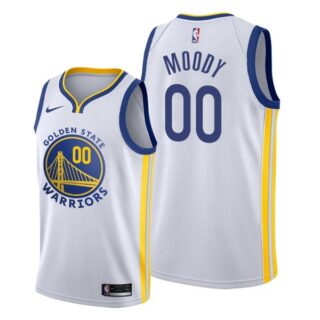 Men's Moses Moody Golden State Warriors 2021 NBA Draft Jersey White Association