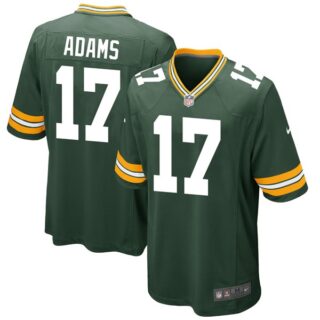 Men's #17 Davante Adams Green Bay Packers Game Jersey Stitched Green