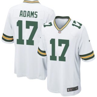 Men's #17 Davante Adams Green Bay Packers Game Jersey Stitched White