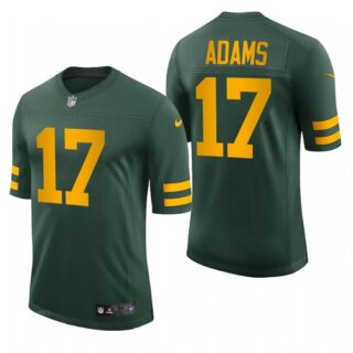 Men's Davante Adams Green Bay Packers 50s Classic Throwback Vapor Limited Jersey Green Stitched