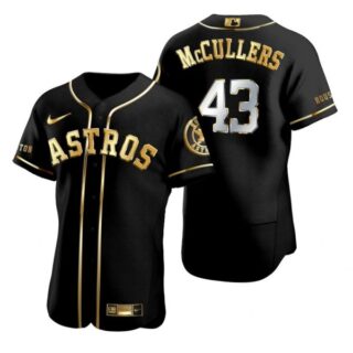 Men's Lance Mccullers Jr. Houston Astros Flex Base Jersey Black Golden