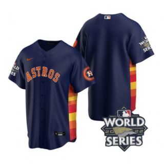 Youth Houston Astros 2022 World Series Navy Alternate Stitched Jersey