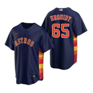 Men's Jose Urquidy Houston Astros Cool Base Jersey Navy