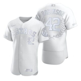 Men's Jackie Robinson Houston Astros Flex Base Jersey White Award