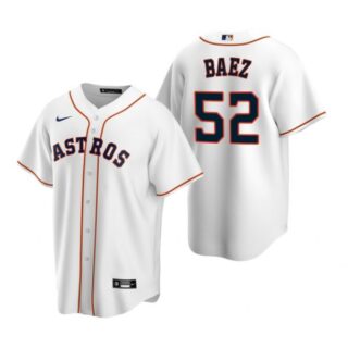 Men's Pedro Baez Houston Astros Cool Base Jersey White
