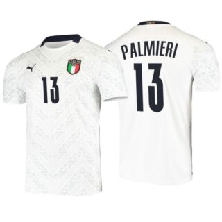 Men's Emerson Palmieri Italy National White Away Jersey