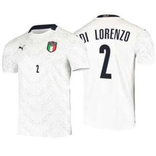 Men's Giovanni Di Lorenzo Italy National White Away Jersey