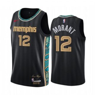 Men's Ja Morant Memphis Grizzlies Basketball Jersey Black